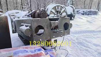 反井操作工不畏严寒风雪 砥砺前行
